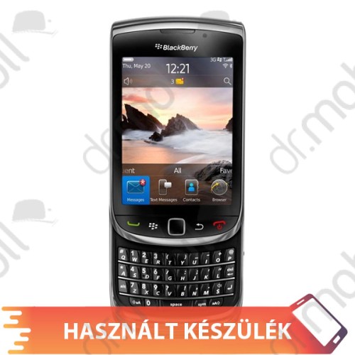 Használt mobiltelefon BlackBerry 9800 Torch* fekete 0001434
